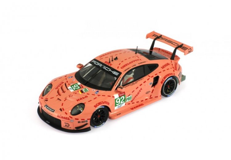 Scaleauto R-series SC-6254R - Porsche P991.2 GT3 RSR #92 - Pink Pig - '18 Le Mans Winner