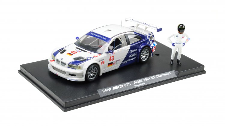 Fly E283 - BMW M3 GTR - ALMS - Special Edition w/ Jörg Müller figure