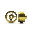 Staffs 185 - Gold Alloy Wheels - 4-Spoke - 15.8 x 8.5mm - pair