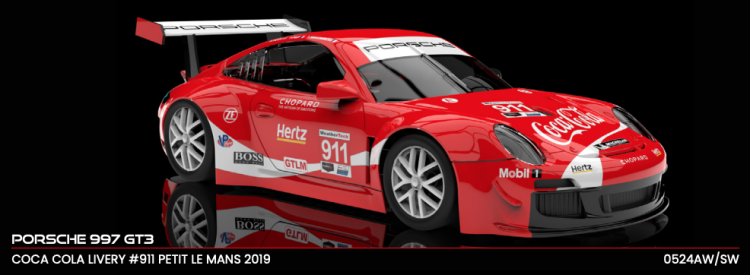 NSR 0524SW - PRE-ORDER NOW! - Porsche 997 GT3 - Coca Cola #911 - '19 Petit Le Mans