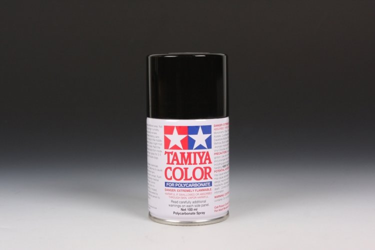 BLACK - 100mL spray can - Tamiya PS-5