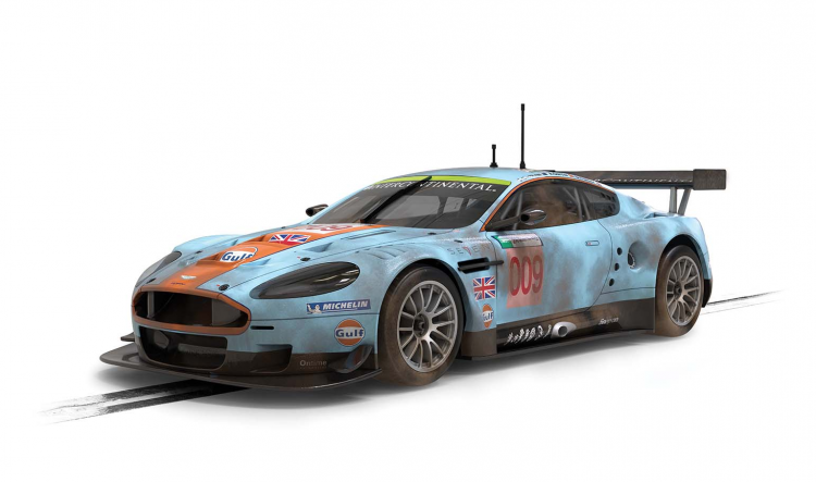 Scalextric C4316 - Aston Martin DBR9 - Gulf Edition - ROFGO 'Dirty Girl'