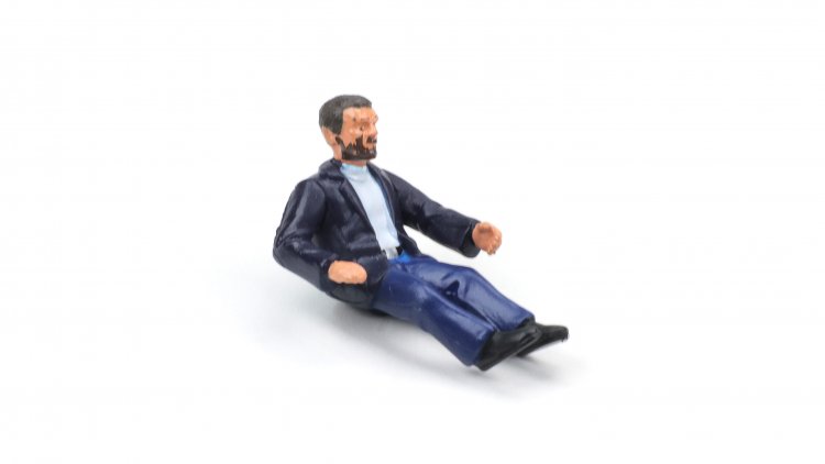 Pioneer FD201339 - Painted Driver Figure, for Camaro (P106), Blue Jacket/Beard