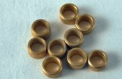NSR 4815 Axle spacers, brass, 3/32, .080" thick, 10