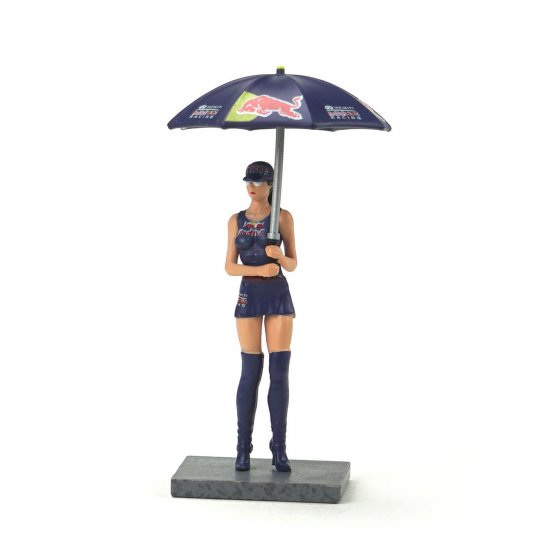 Sideways SWFIG-011 - Red Bull Pit Girl with Umbrella