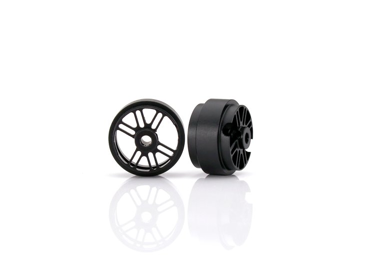 Black Arrow BARI08B - Aluminum Rear Wheels - 16.9 x 10mm - Black-Anodized - pair