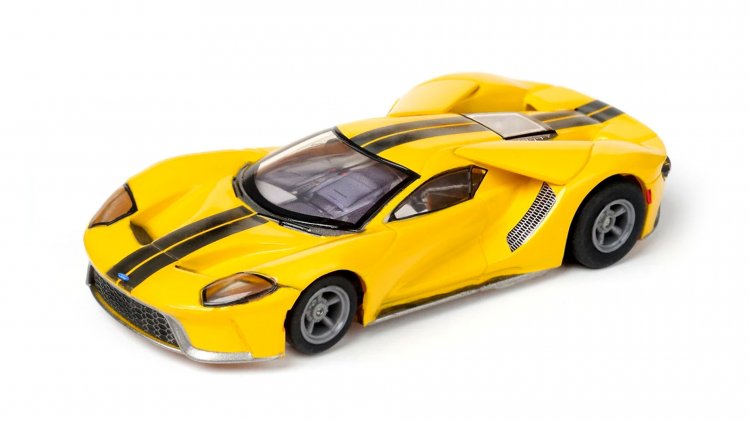 AFX 22029 - Ford GT 2020 - Yellow - HO (1/64) scale - Click Image to Close