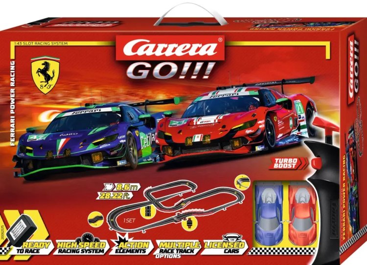 Carrera GO! 62575 - FERRARI POWER RACING - 1/43 scale race set