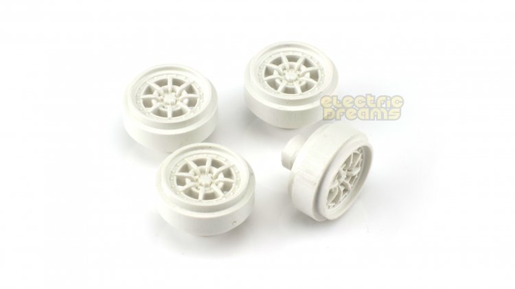 Team Slot 59011 - Pack of 4 Wheels - Braid Series 1R Fronts