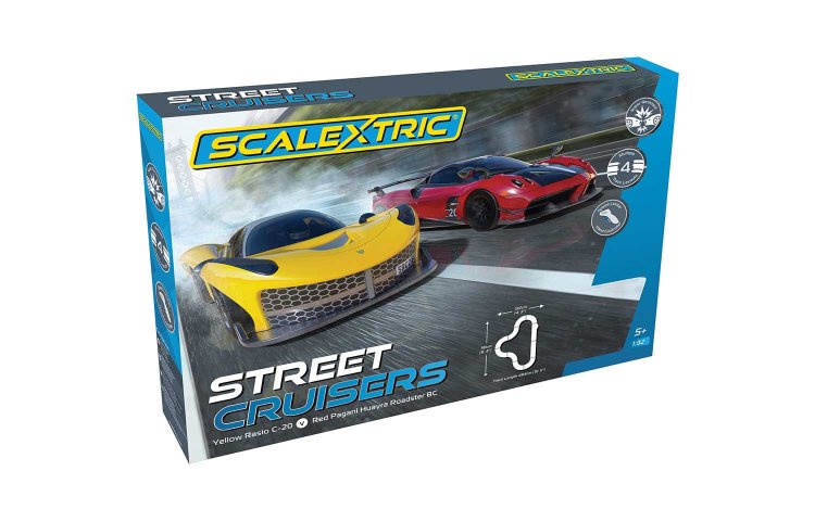 Scalextric C1422T - STREET CRUISERS - Rasio vs Huayra - 1/32 scale race set