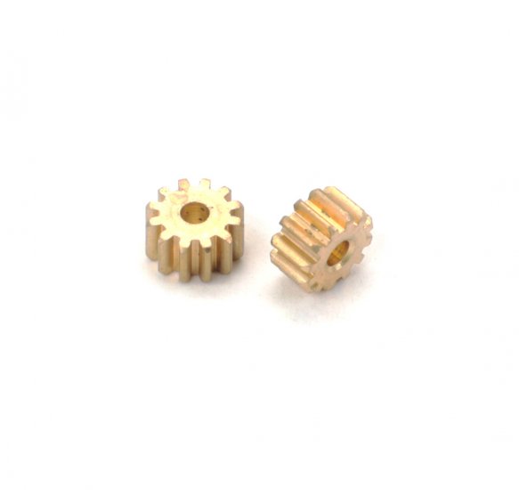 Avant Slot 20617 - Brass Pinion Gear - 12T - 6.3mm - x2