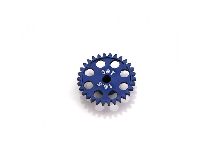 MR Slotcar MR6130R - Sidewinder Gear - 30T - 16.5mm diameter - Blue Ergal