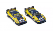 Revo Slot RS0108 - Ferrari F40 IGOL - '96 Le Mans - TWIN PACK