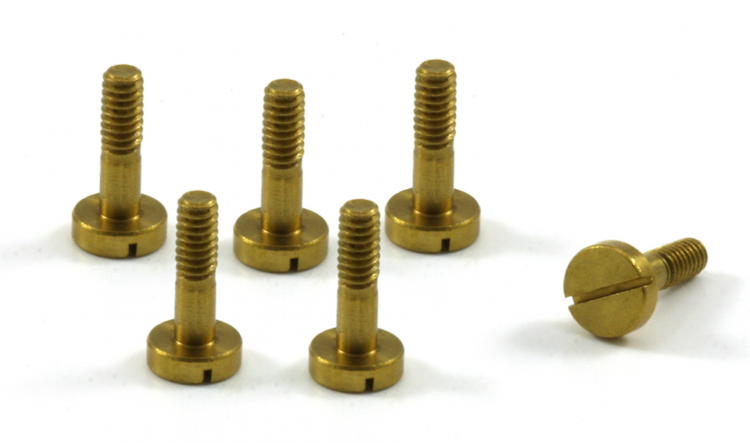 Scaleauto SC-5136A - Large Head Brass Suspension Screws - M2 x 7mm - pack of 6