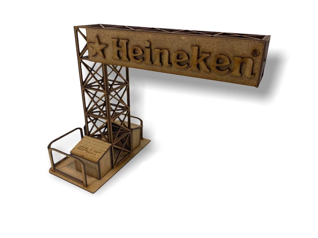 Magnetic Racing MRA038pp - Half Gantry - Heineken - Painted