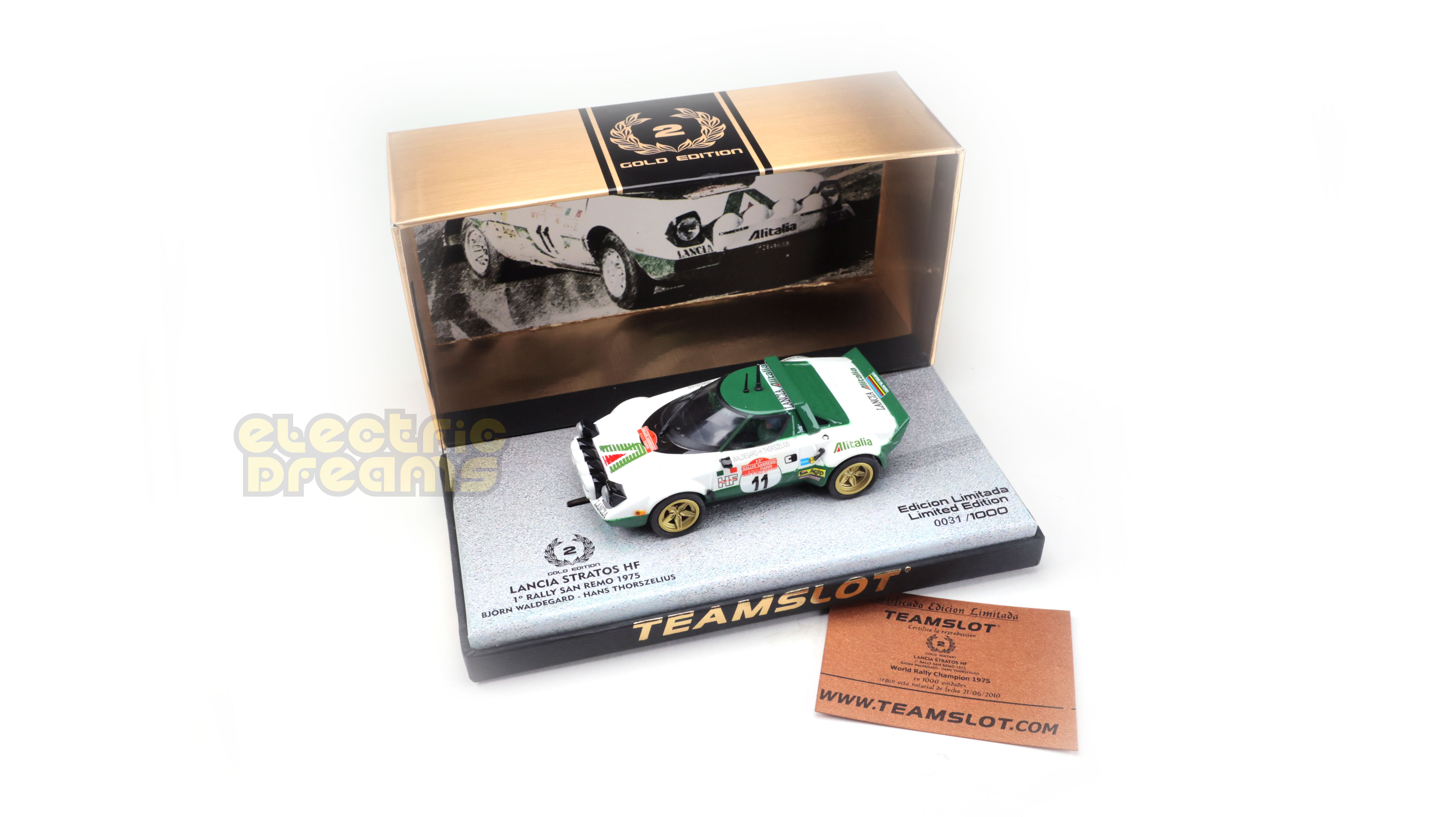 Teamslot 90020 - Lancia Stratos HF - Alitalia - '75 San Remo Winner