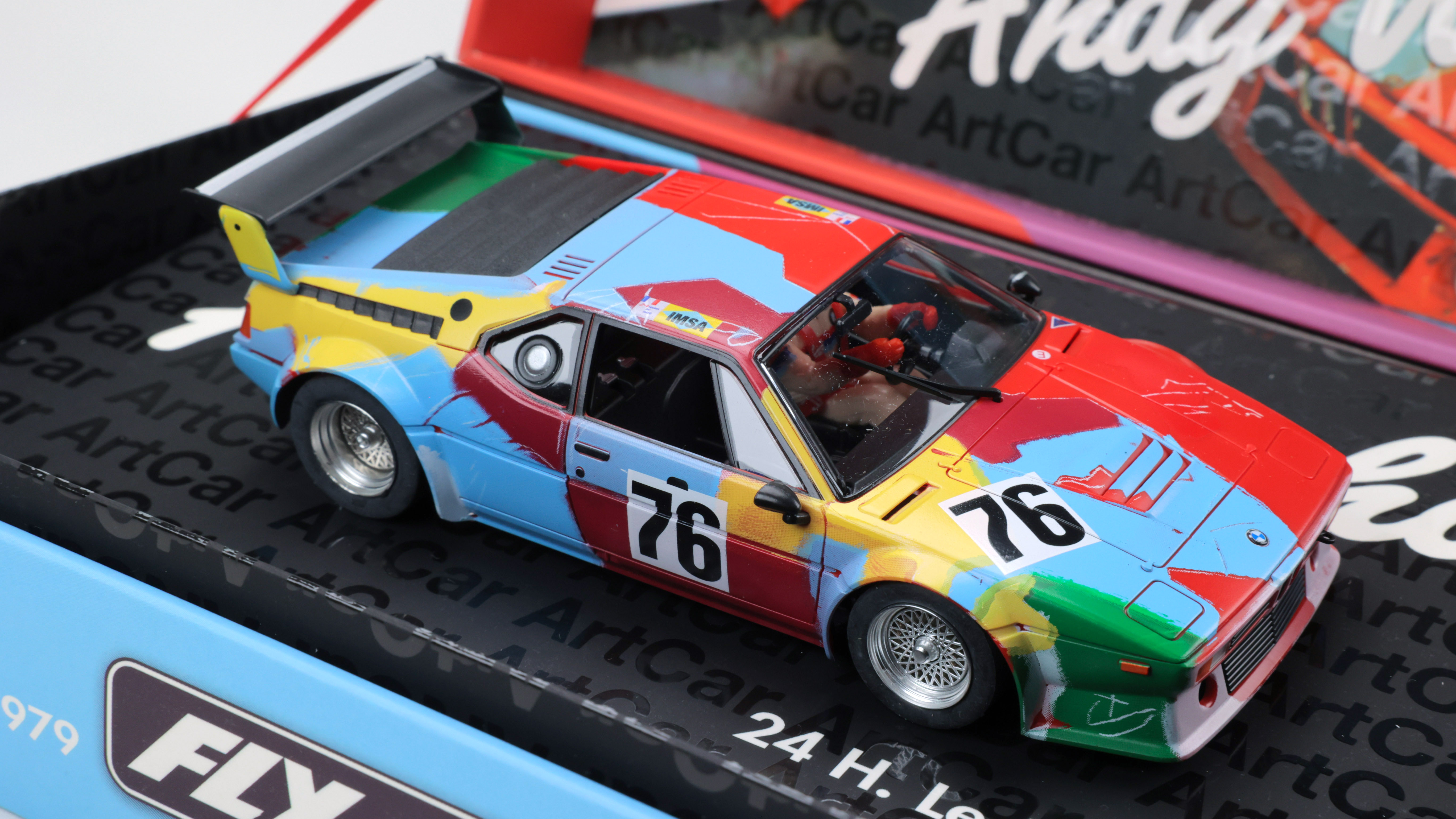 Fly E1301 - BMW M1 - Andy Warhol Art Car - '79 Le Mans - Limited Edition