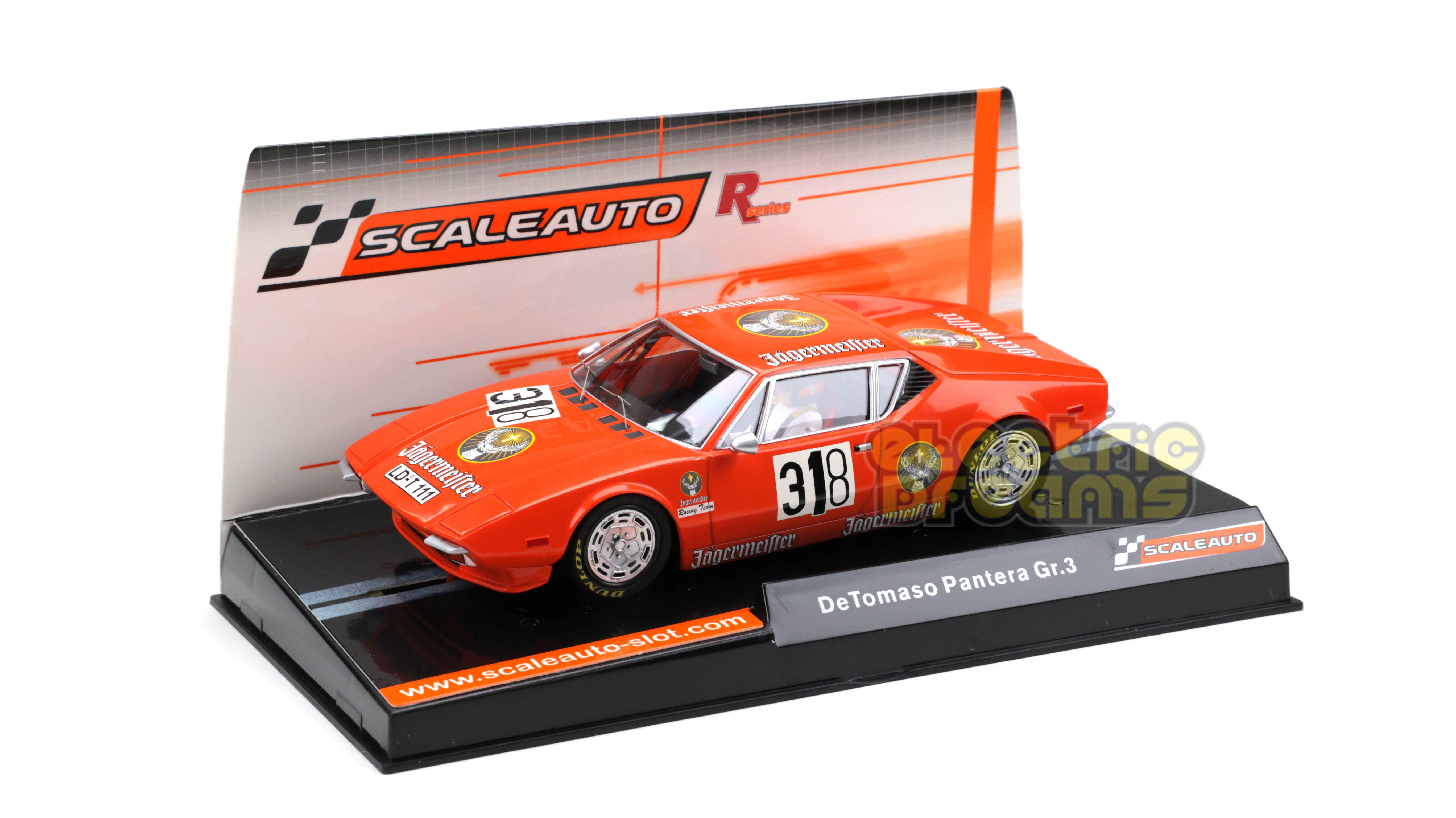 Scaleauto R-series SC-6040R - De Tomaso Pantera Gr.3 #318 - Jägermeister