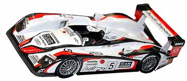 LeMans Miniatures 132006K-GL Audi R8, LeMans 2004, UNPAINTED KIT (C)