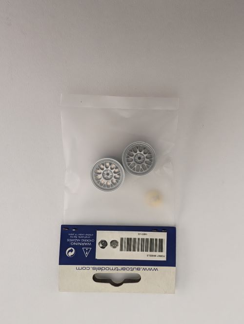 Autoart 14851-03 - [1/24 SCALE] Front Wheels - for Mustang FR500