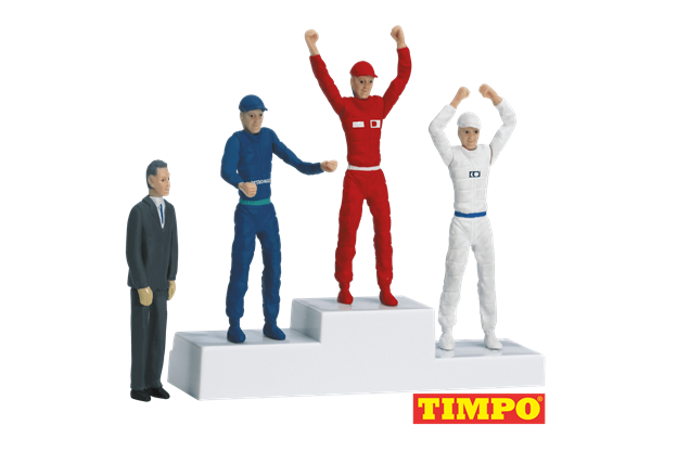 Carrera 21121 - Winners' Podium with Figures