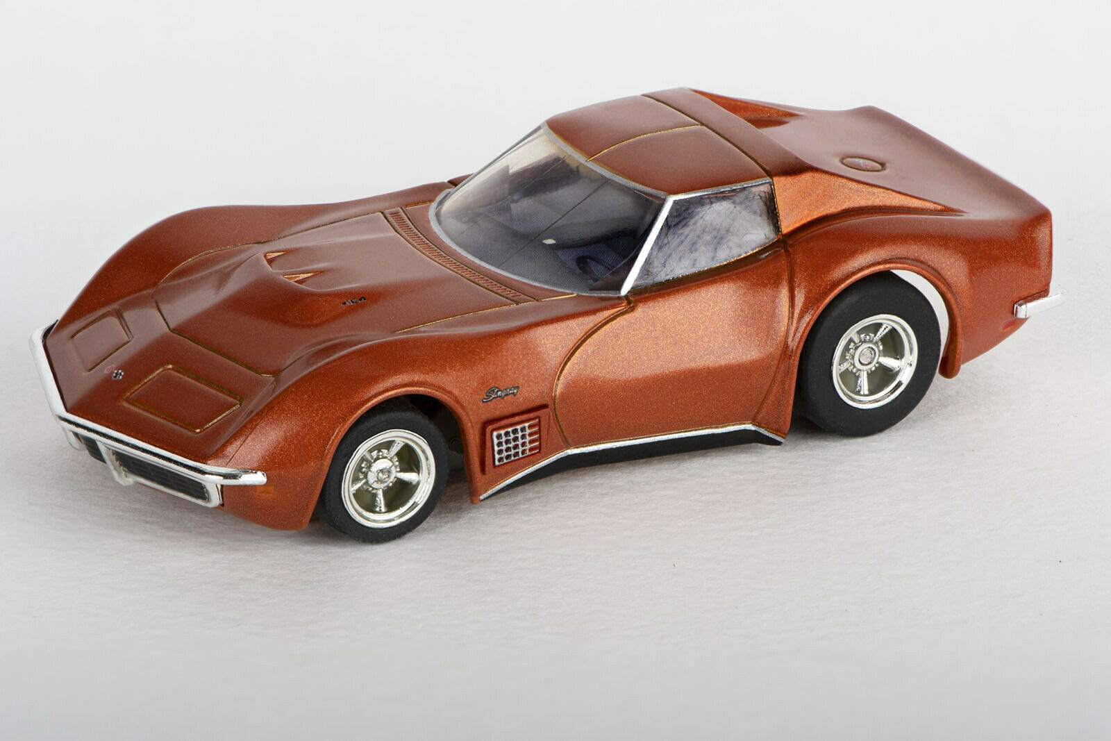 AFX 22047 - 1971 Corvette 454 - Orange Metallic - HO (1/64) scale