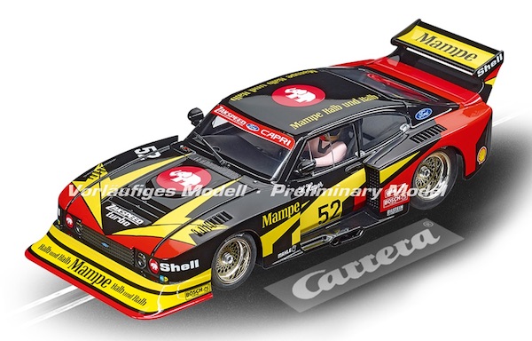 Carrera 23895 - Ford Capri Zakspeed Turbo, Mampe-Ford-Zakspeed-Team #52 - Digital 124