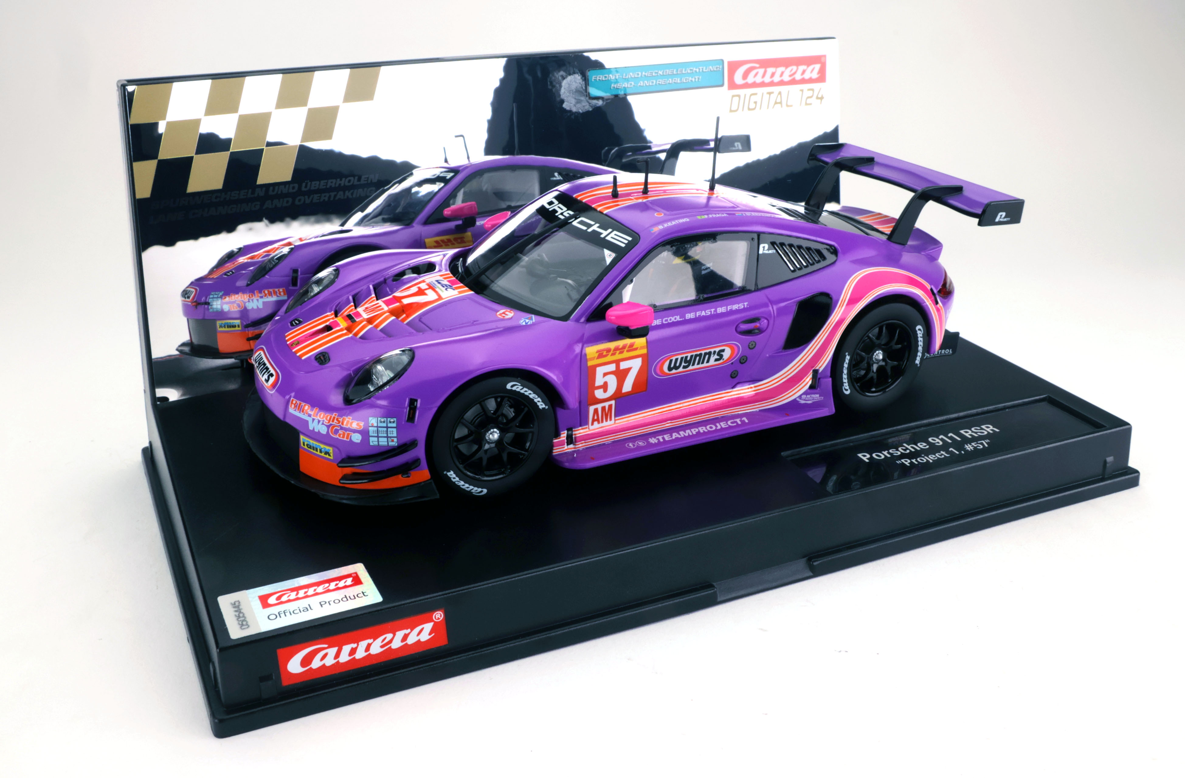 Carrera 23913 - Porsche 911 RSR, Project 1 #57 - Digital 124 [23913] -  $159.95 : Electric Dreams, New and Vintage Slot Cars, New and Vintage Slot  Cars