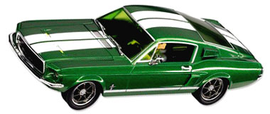 Carrera 27139 1967 Mustang green / silver (C)