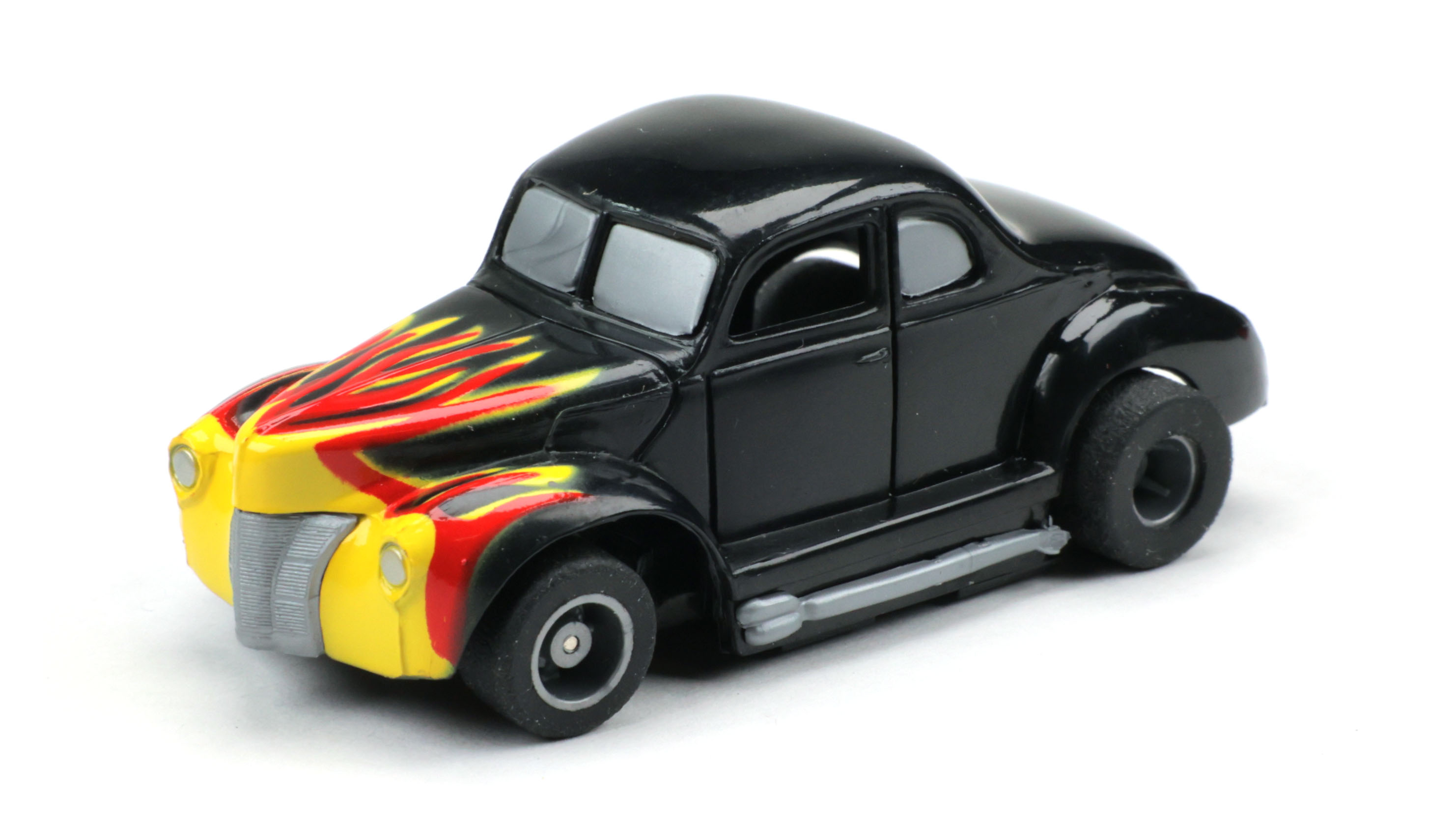 Tyco S8991AB - 1940 Ford Coupe, with flames - 440x2