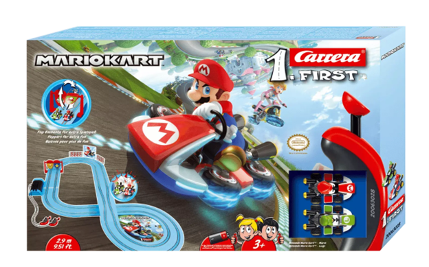 Carrera FIRST 63028 - MARIO KART - MARIO V. LUIGI - 1/50 scale race set