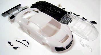 Ninco 80888 Body kit, white, for Audi R8