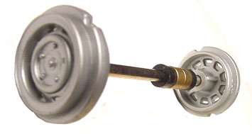 85258 Front axle assembly for 1/24 Porsche Carrera 6