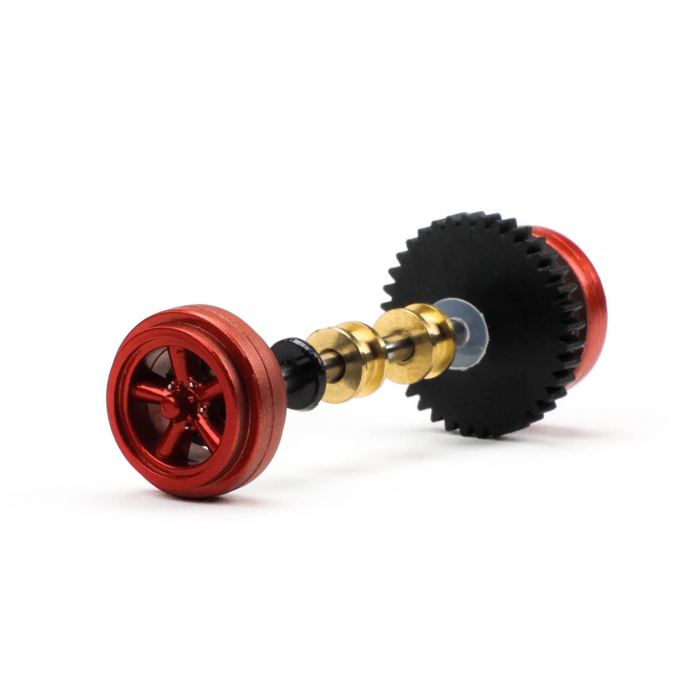 Pioneer AA200427 - Rear Axle Assembly, Torq Thrust Wheels, Metallic Red