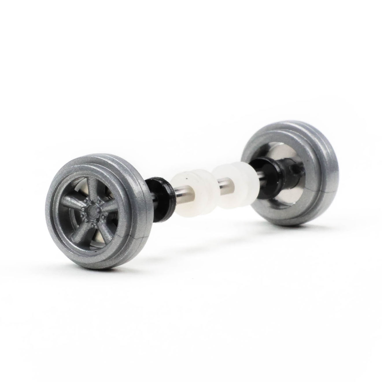 Pioneer AA201197 - Front Axle Assembly, Magnesium Silver Wheels