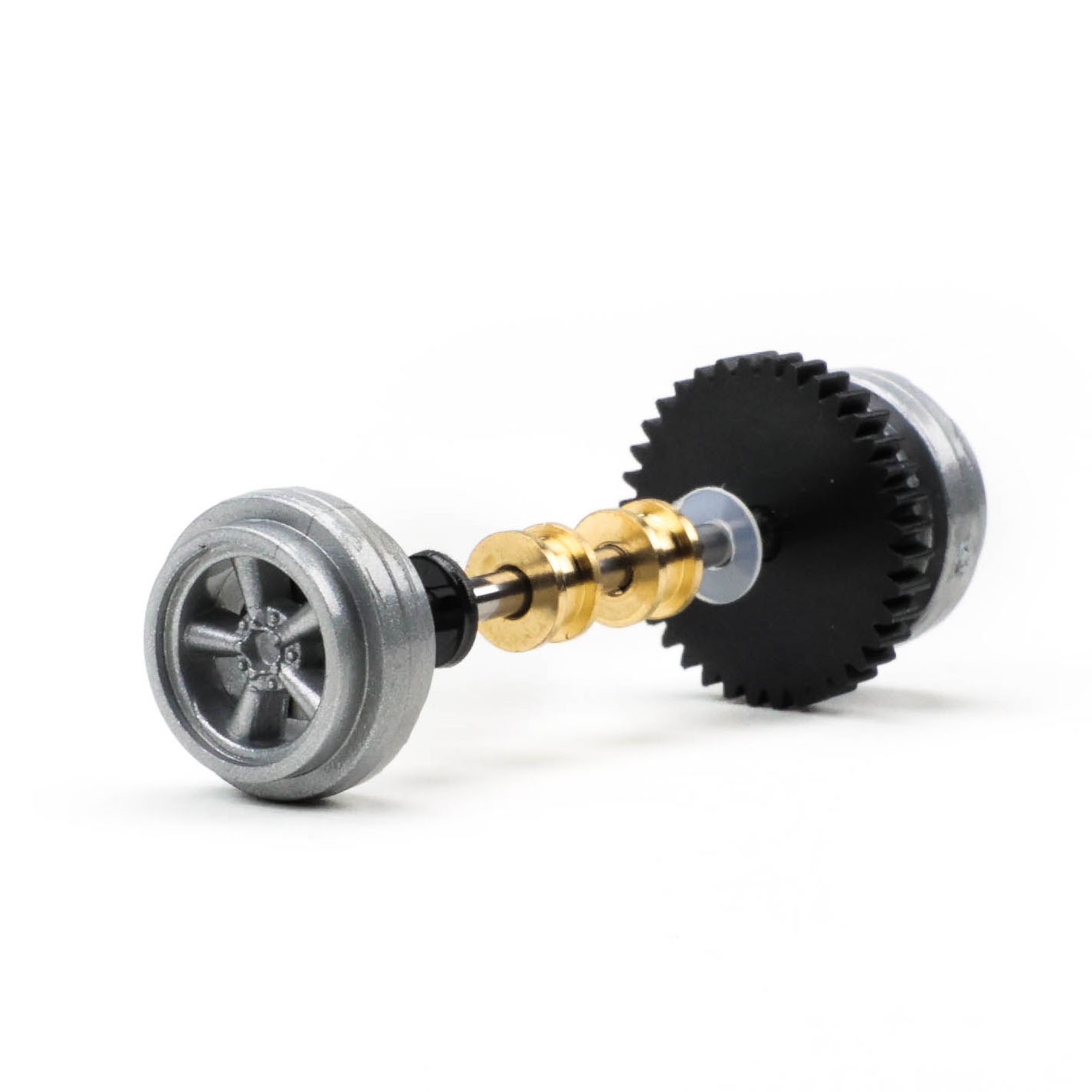 Pioneer AA201237 - Rear Axle Assembly, Magnesium Silver Wheels