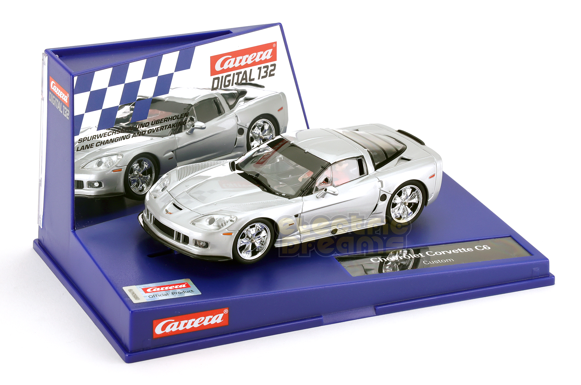 Carrera 30135 - Chevrolet Corvette C6 Custom - Silver - Digital 132