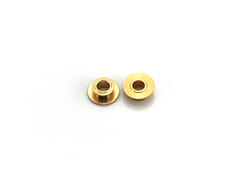 MR Slotcar MR8052 - Axle Bushings - 'Big Flange' - Machined Bronze - pair