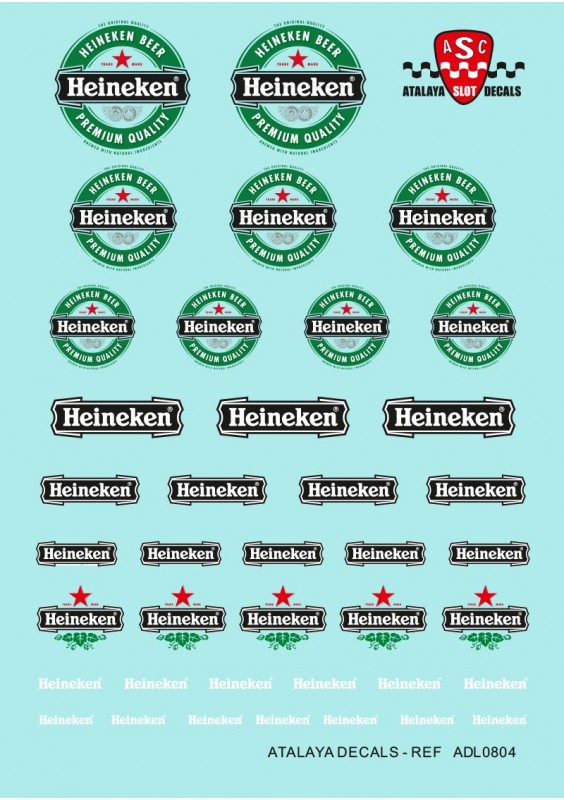 Atalaya Decals ADL0806 - Heineken