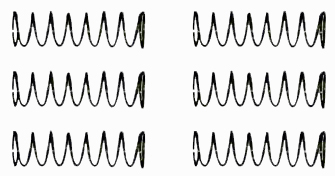 Allslotcar AS014 - Suspension Springs - Medium - pack of 6