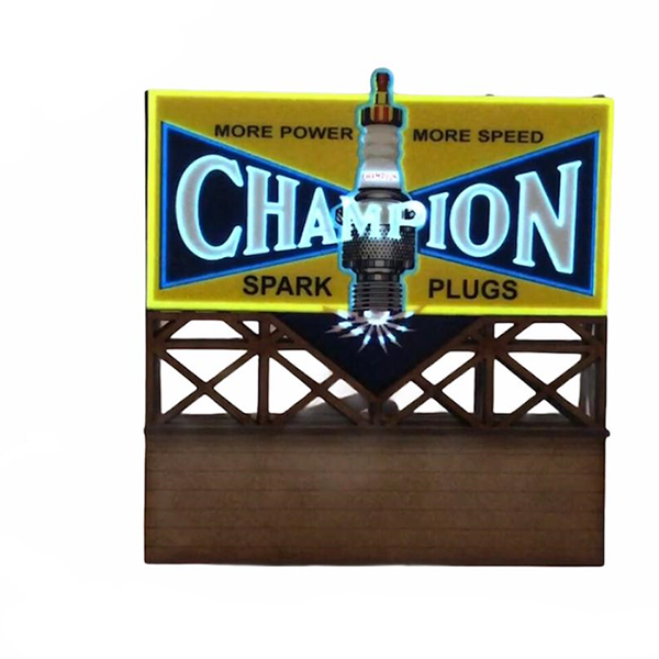 Magnetic Racing Bill026 - Champion Billboard - Painted and Illuminated