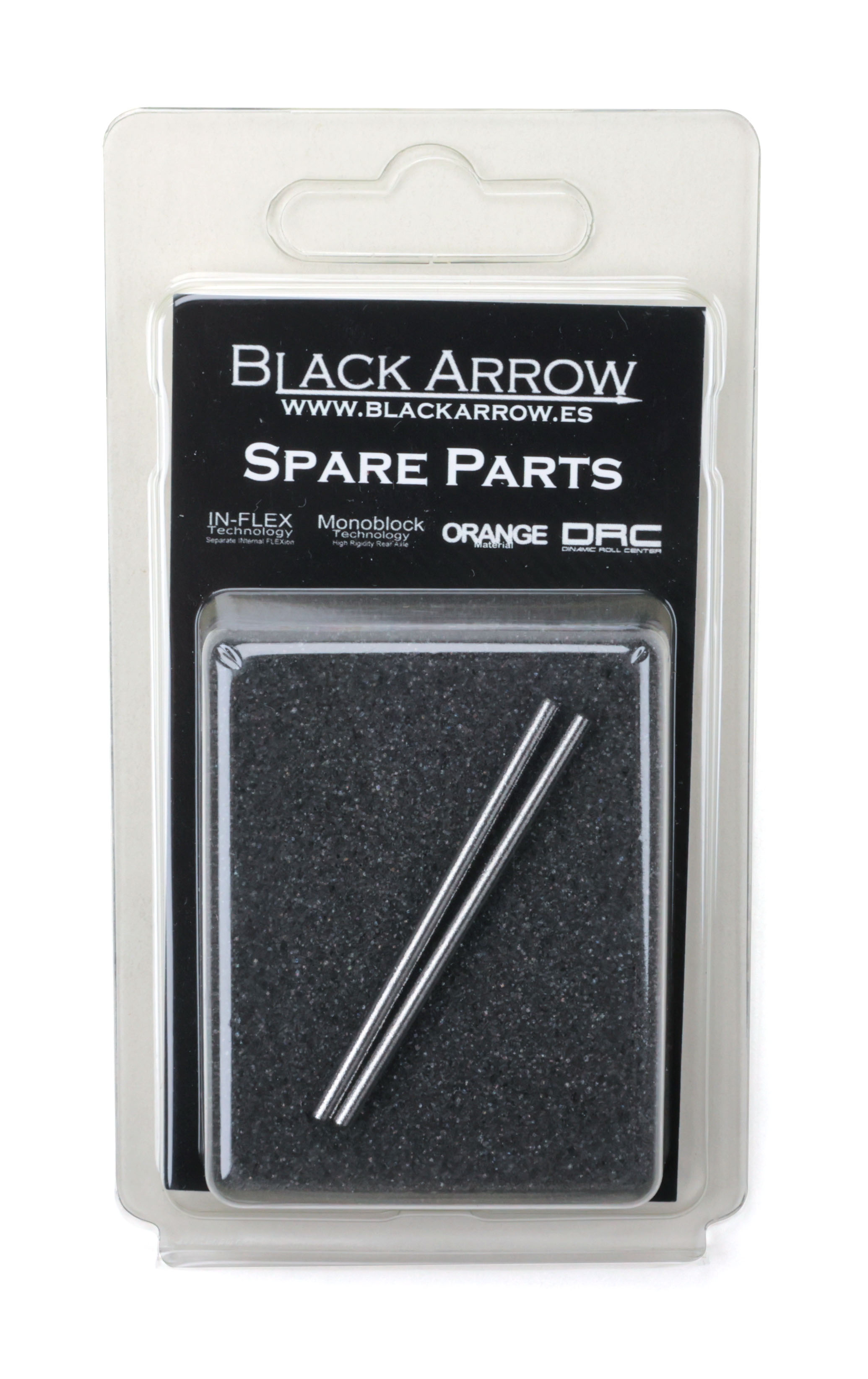 Black Arrow BAAX56A - Steel Axle - 55mm - pair