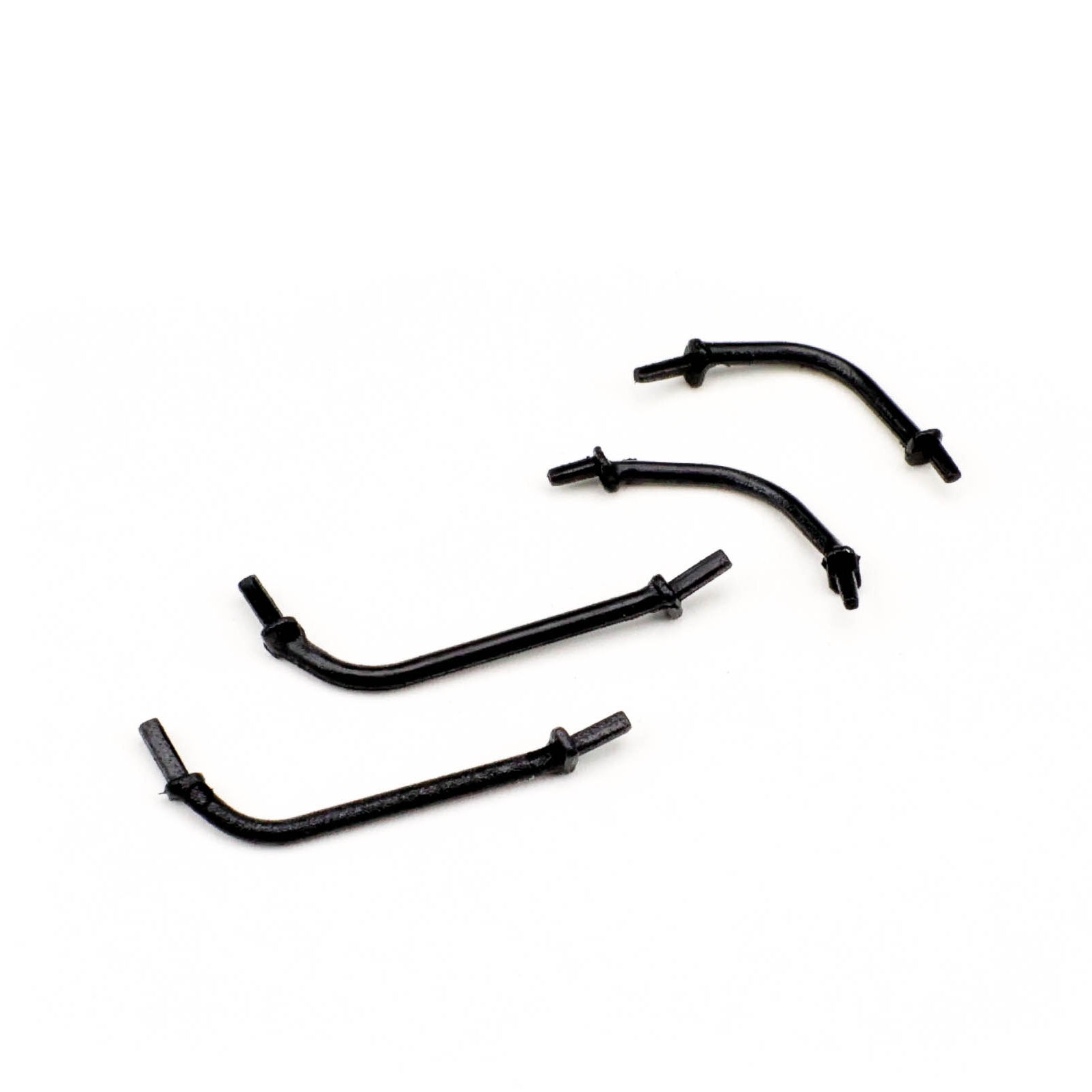 Pioneer BP205221 - Dodge Legends Side Bars, Front/Rear, black, set of 4