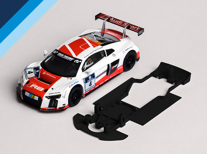 Olifer C040031 - Chassis for SCX Audi R8 LMS GT3 - use with Slot.it AW