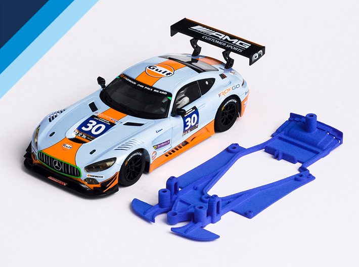 Olifer C040062 - Chassis for Scalextric Mercedes AMG GT3 - use with NSR Triangular AW