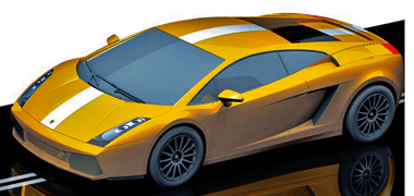 Scalextric C3178 Lamborghini Gallardo, gold