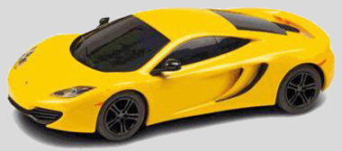 Scalextric C3278 - McLaren Mp4-12C - Road Version Volcano Yellow - High Impact