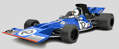 Scalextric C3482A - Formula 1 Tyrrell 003 #12 - François Cevert - '71 French GP - Limited Edition