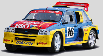 Scalextric C3494 MG Metro 6R4 Rallycross