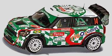 Scalextric C3523 BMW Mini Countryman Rallye Monte Carlo 2012.